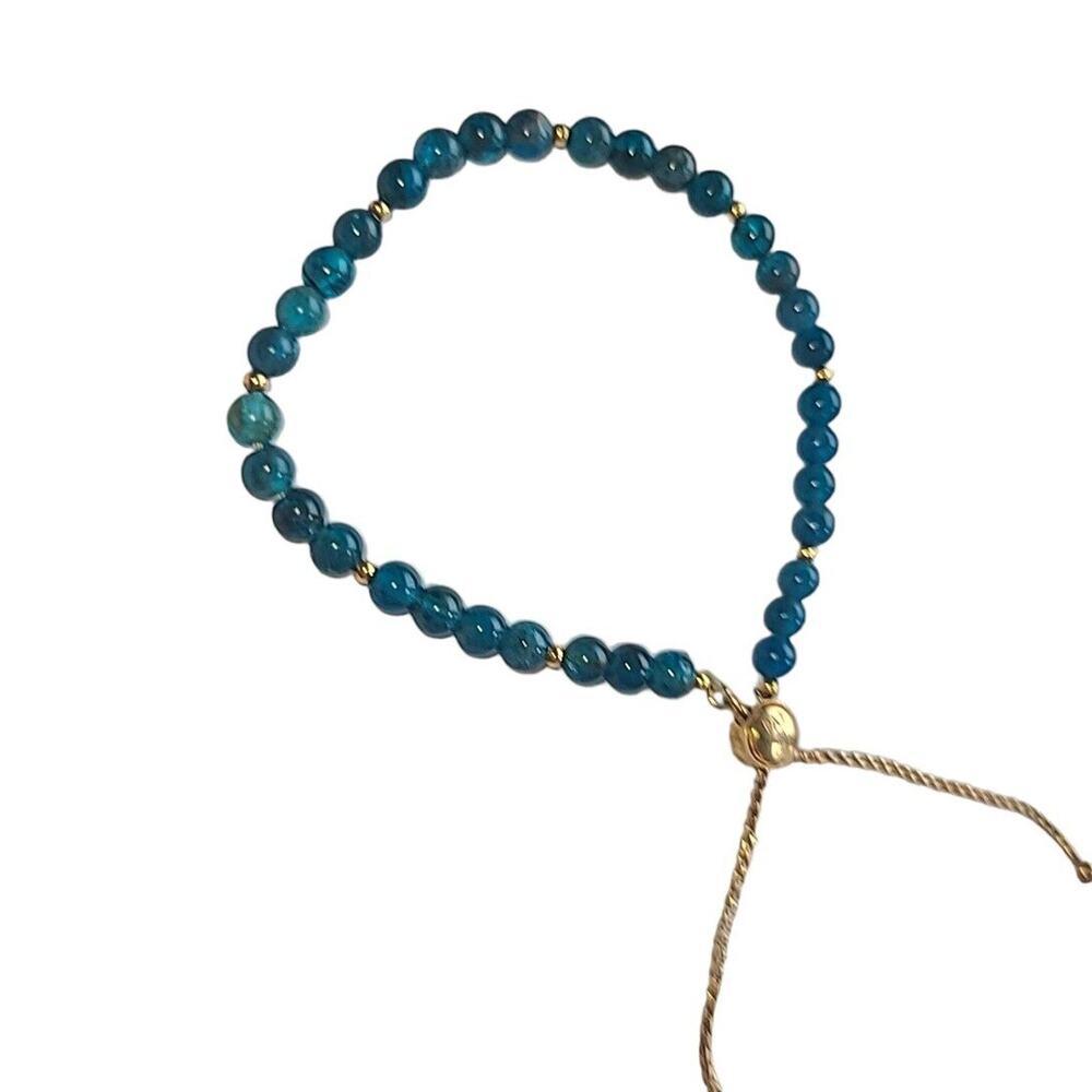 Prime Art & Jewel‎ Blue Stone Bracelet Signed PAJ BR